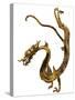 Tang Dynasty Gilt Bronze Dragon-null-Stretched Canvas