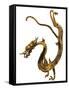 Tang Dynasty Gilt Bronze Dragon-null-Framed Stretched Canvas