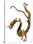 Tang Dynasty Gilt Bronze Dragon-null-Stretched Canvas