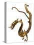 Tang Dynasty Gilt Bronze Dragon-null-Stretched Canvas