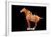 Tang Dynasty Sancai Glazed Horse-null-Framed Photographic Print