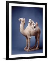 Tang Dynasty Sculpture of Camel and Rider-null-Framed Photographic Print