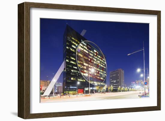 Tangent Building, Seoul, South Korea, Asia-Christian-Framed Photographic Print