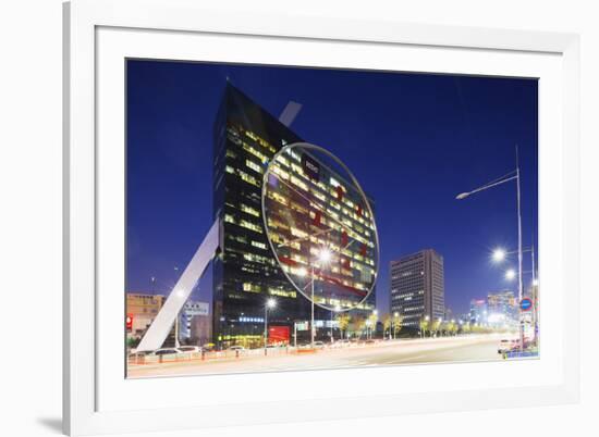 Tangent Building, Seoul, South Korea, Asia-Christian-Framed Photographic Print