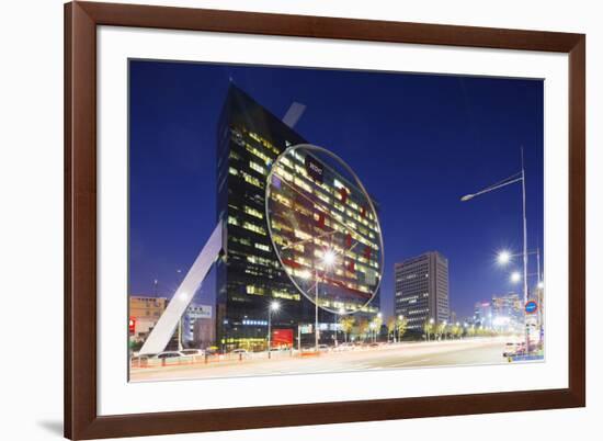 Tangent Building, Seoul, South Korea, Asia-Christian-Framed Photographic Print