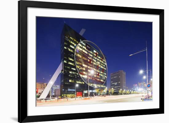 Tangent Building, Seoul, South Korea, Asia-Christian-Framed Photographic Print