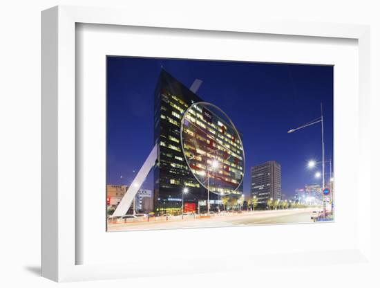 Tangent Building, Seoul, South Korea, Asia-Christian-Framed Photographic Print