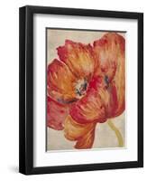 Tangerine Bloom 2-Linza Bouchet-Framed Art Print