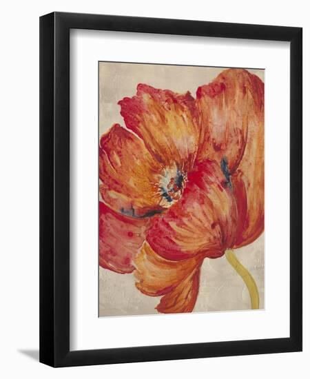 Tangerine Bloom 2-Linza Bouchet-Framed Art Print