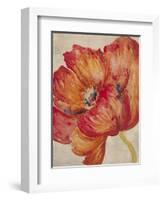 Tangerine Bloom 2-Linza Bouchet-Framed Art Print