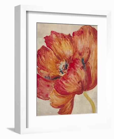 Tangerine Bloom 2-Linza Bouchet-Framed Art Print