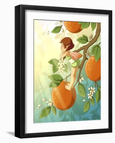 Tangerine Blossom-Dalliann-Framed Giclee Print