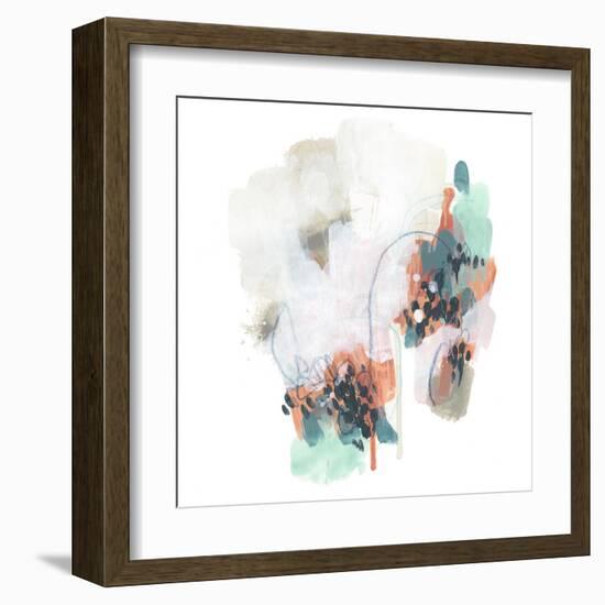 Tangerine Cloud II-June Vess-Framed Art Print