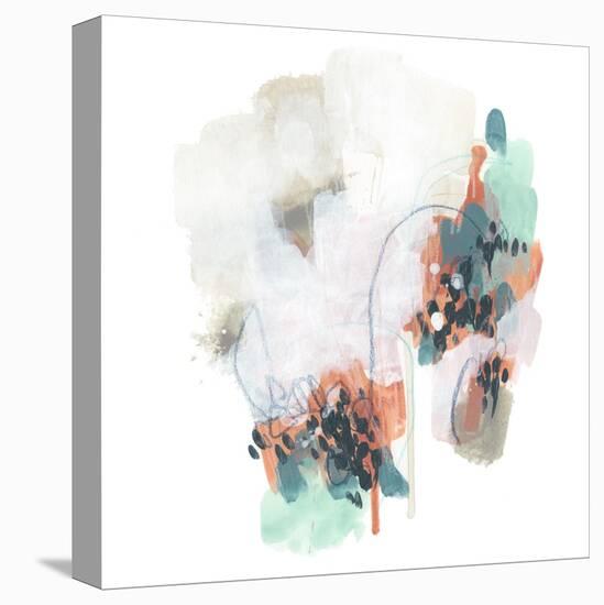 Tangerine Cloud II-June Vess-Stretched Canvas