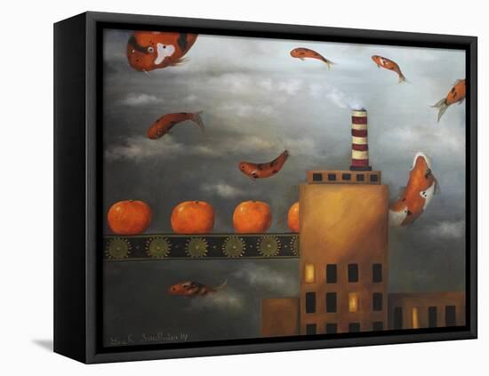 Tangerine Dream-Leah Saulnier-Framed Stretched Canvas