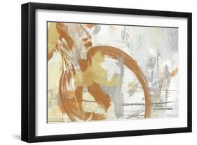 Tangerine & Grey I-June Erica Vess-Framed Art Print