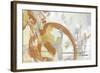 Tangerine & Grey I-June Erica Vess-Framed Art Print