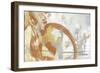 Tangerine & Grey I-June Erica Vess-Framed Premium Giclee Print