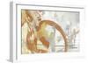 Tangerine & Grey I-June Erica Vess-Framed Premium Giclee Print