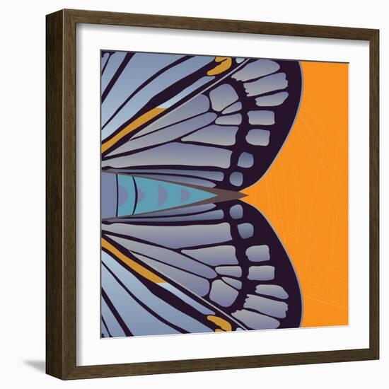 Tangerine Iris-Belen Mena-Framed Giclee Print