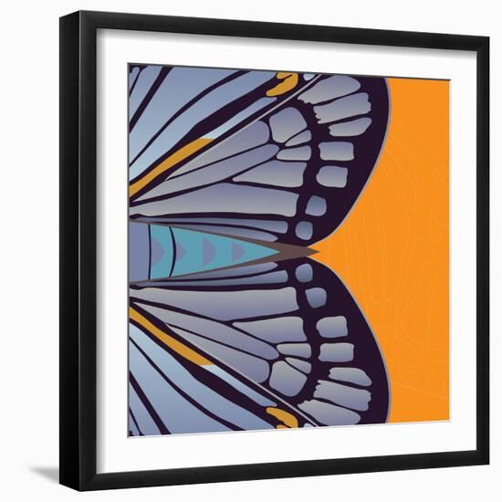 Tangerine Iris-Belen Mena-Framed Giclee Print