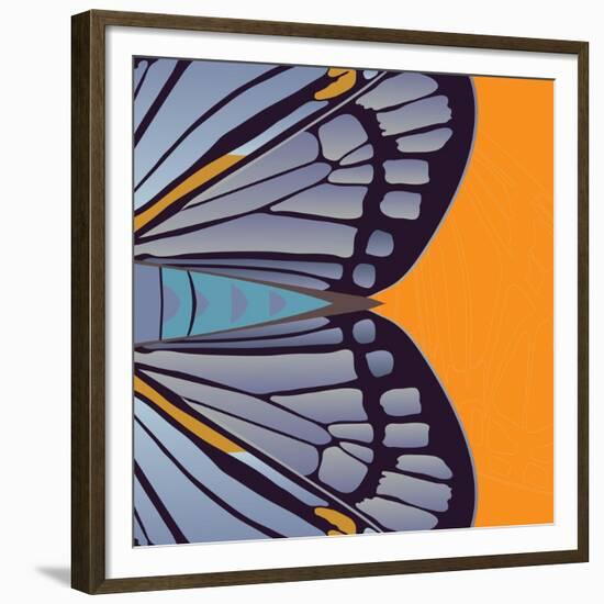 Tangerine Iris-Belen Mena-Framed Giclee Print