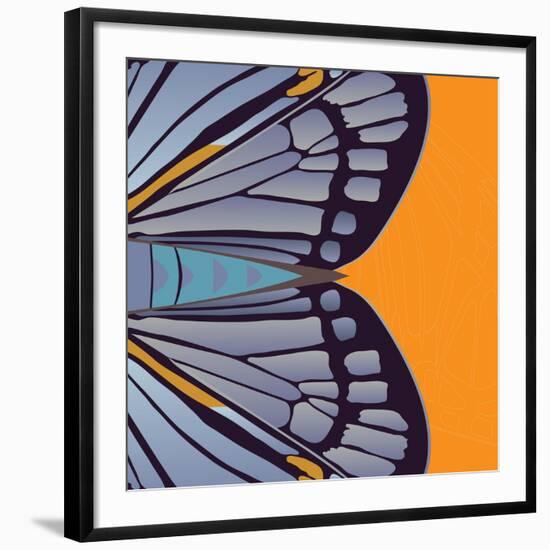 Tangerine Iris-Belen Mena-Framed Giclee Print