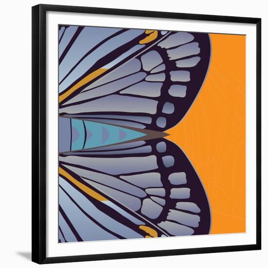 Tangerine Iris-Belen Mena-Framed Giclee Print