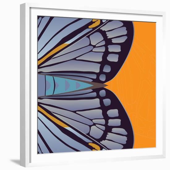 Tangerine Iris-Belen Mena-Framed Giclee Print