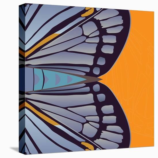 Tangerine Iris-Belen Mena-Stretched Canvas
