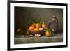 Tangerines & Jug Still Life-null-Framed Art Print