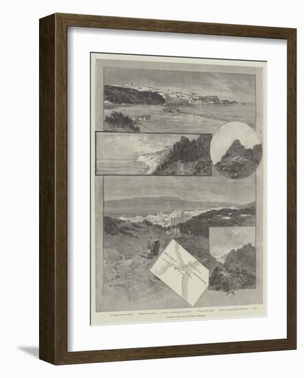 Tangier and Cape Spartel, Morocco-Charles Auguste Loye-Framed Giclee Print