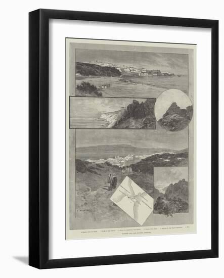 Tangier and Cape Spartel, Morocco-Charles Auguste Loye-Framed Giclee Print