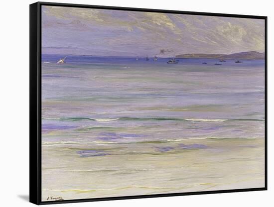 Tangier Bay-Sir John Lavery-Framed Stretched Canvas