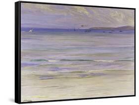 Tangier Bay-Sir John Lavery-Framed Stretched Canvas