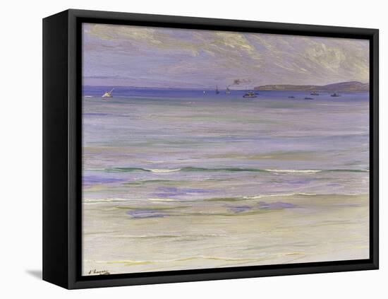 Tangier Bay-Sir John Lavery-Framed Stretched Canvas