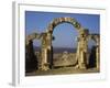 Tangier Gate, Volubilis, UNESCO World Heritage Site, Morocco, North Africa, Africa-Simanor Eitan-Framed Photographic Print