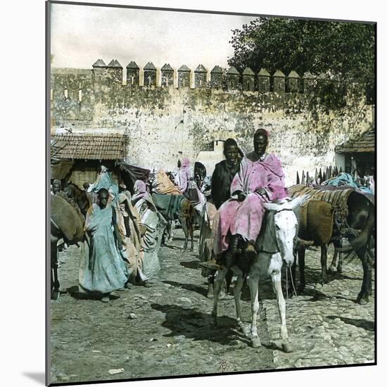 Tangier (Morocco), Bab El Sammori, Circa 1885-Leon, Levy et Fils-Mounted Photographic Print