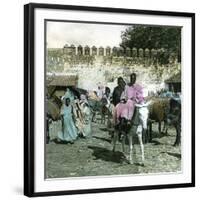 Tangier (Morocco), Bab El Sammori, Circa 1885-Leon, Levy et Fils-Framed Photographic Print