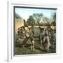 Tangier (Morocco), Camels at the Market (Soko), Circa 1885-Leon, Levy et Fils-Framed Photographic Print