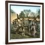 Tangier (Morocco), Camels at the Market (Soko), Circa 1885-Leon, Levy et Fils-Framed Photographic Print