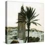 Tangier (Morocco), Circa 1885, Minaret of the Mosque of the Aïssaoua-Leon, Levy et Fils-Stretched Canvas