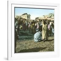 Tangier (Morocco), Encampment of the Royal Troops, Circa 1885-Leon, Levy et Fils-Framed Photographic Print