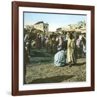 Tangier (Morocco), Encampment of the Royal Troops, Circa 1885-Leon, Levy et Fils-Framed Photographic Print