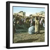 Tangier (Morocco), Encampment of the Royal Troops, Circa 1885-Leon, Levy et Fils-Framed Photographic Print