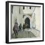 Tangier (Morocco), Entrance to the Kasbah, Circa 1895-Leon, Levy et Fils-Framed Photographic Print