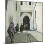 Tangier (Morocco), Entrance to the Kasbah, Circa 1895-Leon, Levy et Fils-Mounted Photographic Print