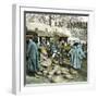 Tangier (Morocco), Selling Pottery, Circa 1885-Leon, Levy et Fils-Framed Photographic Print