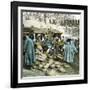 Tangier (Morocco), Selling Pottery, Circa 1885-Leon, Levy et Fils-Framed Photographic Print