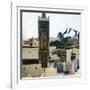 Tangier (Morocco), the Minaret of the Mosque, Circa 1885-Leon, Levy et Fils-Framed Photographic Print